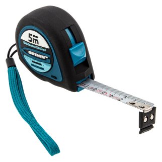 Рулетка 5м 19мм Ergonomisch магнитный обрезиненный зацеп GROSS фото