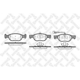 599 011B-SX_колодки дисковые передние! к-кт 4шт. Fiat Marea/Punto 1.4 фото