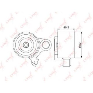 Ролик ГРМ LYNXauto PB1206 фото