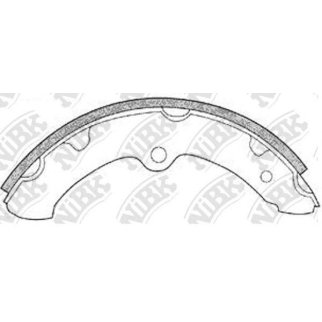 Колодки барабанные к-кт NiBK FN2297 фото