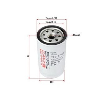 Фильтр топливный SAKURA FC1005 фото