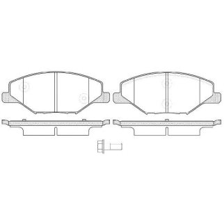 1553 00_колодки дисковые передние!131,6х17,7х52,2 Skoda Fabia 1.2, VW Polo RUS 1.6 12> фото