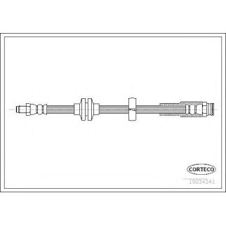 Шланг тормозной CORTECO 19034341 фото
