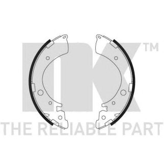 Колодки тормозные барабанные,задние (200x36mm) / HONDA Accord-III,City-IV,Civic-V/VI,HR-V,Jazz-II 86 фото