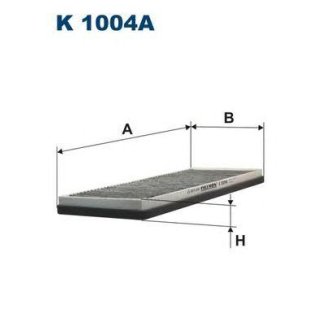 Фильтр салона FILTRON K 1004A фото