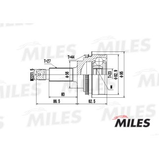 ШРУС SUBARU FORESTER II 2.0 02-07 нар. +ABS фото