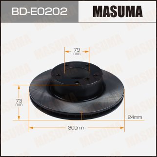 Диск тормозной MASUMA front BMW 3-SERIES (F30), 3-SERIES (F31) фото
