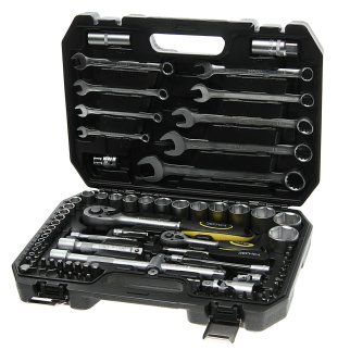 Набор инструмента 1/4&quot; 1/2&quot; 6-гр 61пр. ЭВРИКА фото