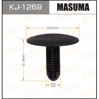 Клипса автомобильная (автокрепеж) (упаковка 50 шт, цена за 1 шт) фото
