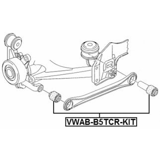 Сайлентблок задней подвески FEBEST VWAB-B5TCR-KIT фото 2 Сайлентблок задней подвески FEBEST VWAB-B5TCR-KIT фото 2
