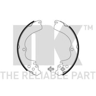 Колодки тормозные барабанные,задние (228,60x37mm) / SUBARU Forester,Impreza,Legacy 89~07 фото