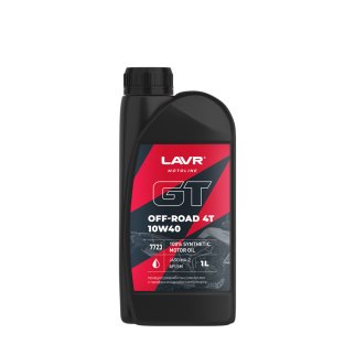 Масло моторное LAVR MOTO GT OFF ROAD 4T 10W-40 1 л Ln7723 фото
