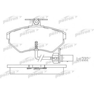 Колодки тормозные дисковые передн AUDI A4 95-00, A4 00-04, A4 04-, A4 Avant 95-01, A4 Avant 01-04, фото