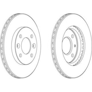 Диск тормозной FERODO DDF158 фото