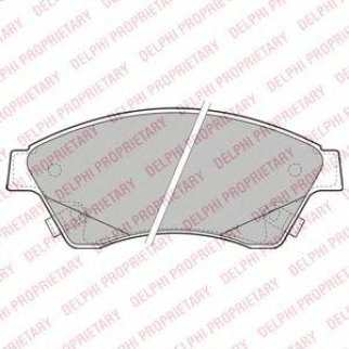 Колодки тормозные передние к-кт DELPHI LP2171 фото