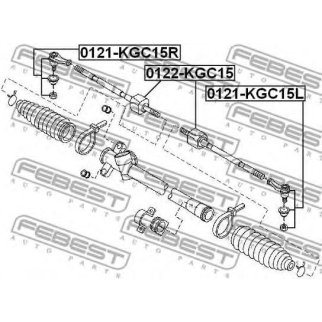 Наконечник рулевой левый фото