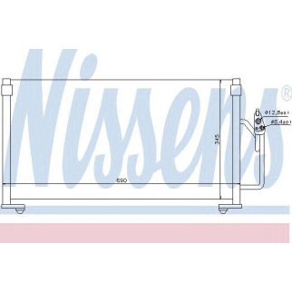 Радиатор кондиционера Nissens 94491 фото
