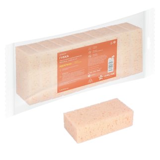 Губка поролоновая крупнопористая (18x10x5см) набор 10 шт. (ABTN009) фото