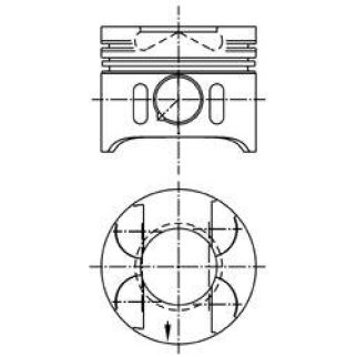 Поршень Kolbenschmidt 97 409 610 фото