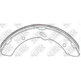 Колодки барабанные к-кт NiBK FN6653 фото