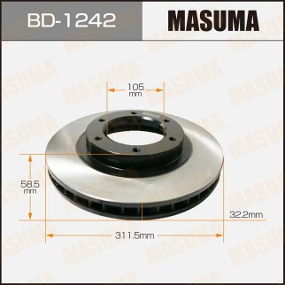 Диск тормозной Masuma BD-1242 фото
