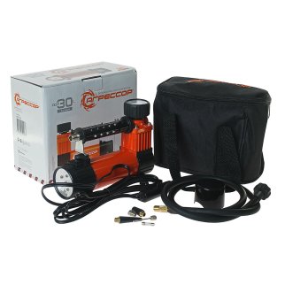 Компрессор автомобильный Агрессор 30л/мин с фонарем фото 3