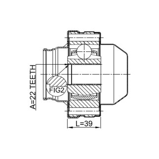 ШРУС карданного вала FEBEST 1811-ANTSHA фото 2 ШРУС карданного вала FEBEST 1811-ANTSHA фото 2