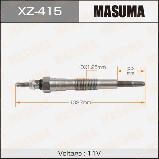 Свеча накаливания Masuma XZ-415 фото