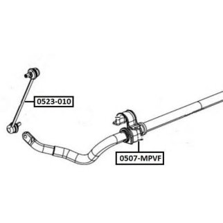 Стойка переднего стабилизатора ASVA 0523-010 фото