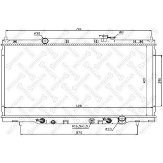 Радиатор основной Stellox 10-26666-SX фото