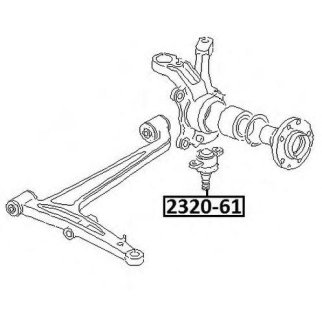 Опора шаровая ASVA 2320-61 фото