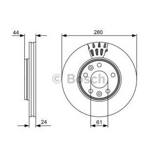 Диск тормозной BOSCH 0 986 479 555 фото
