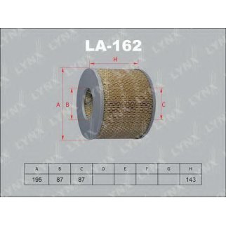 Фильтр воздушный LYNXauto LA-162 фото
