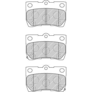 Колодки тормозные к-кт FERODO FDB4001 фото