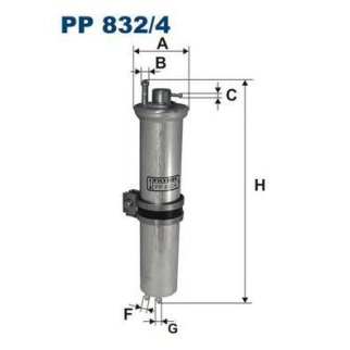 Фильтр топливный FILTRON PP 8324 фото
