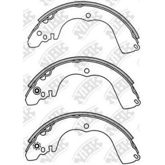 Колодки барабанные к-кт NiBK FN6723 фото
