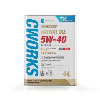 Масло моторное CWORKS SUPERIA 5W-40 синтетическое 4 л A13SR2004 фото