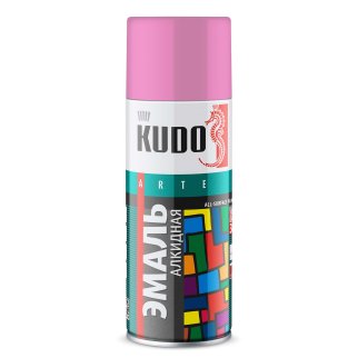 Эмаль универсальная розовая 520мл KUDO KU1014 фото