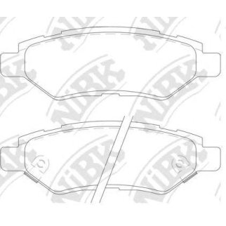 Колодки тормозные задние дисковые к-кт NiBK PN51007 фото
