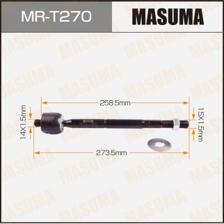 Тяга рулевая Masuma MR-T270 фото