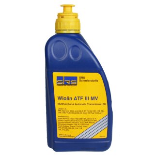 Масло трансмиссионное SRS VIOLIN ATF DIII MV 1л (красный) фото