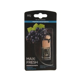 Ароматизатор MAXI FRESH (черная смородина) деревянная крышка 4мл фото