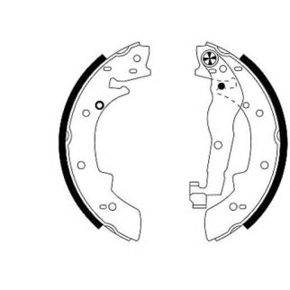 Колодки барабанные к-кт MINTEX MFR380 фото