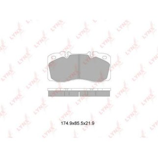 Колодки тормозные передние к-кт LYNXauto BD2831 фото