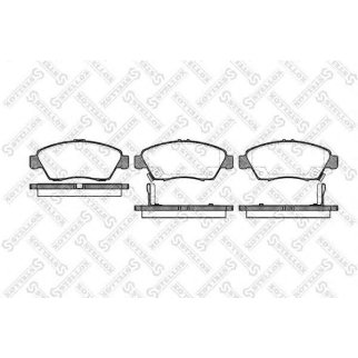 429 002B-SX_колодки дисковые п.! Honda Civic 1.4/1.6 & VT-i & VTEC 91-01/CRX 1.6 92-93 фото