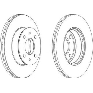 Диск тормозной FERODO DDF1632 фото