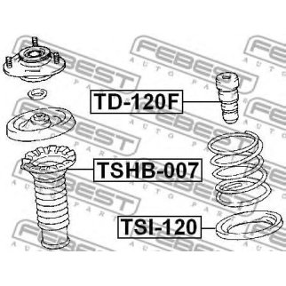 Проставка под переднюю пружину FEBEST TSI-120 фото