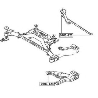 Сайлентблок ASVA 0401-123 фото