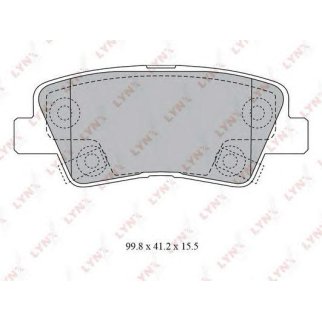Колодки тормозные задние дисковые к-кт LYNXauto BD-3620 фото
