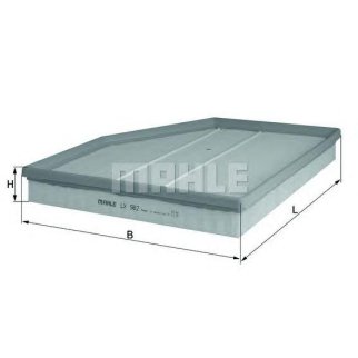 Фильтр воздушный BMW: 5 03-, 5 Touring 04-, 6 04-, 6 кабрио 04- фото 2